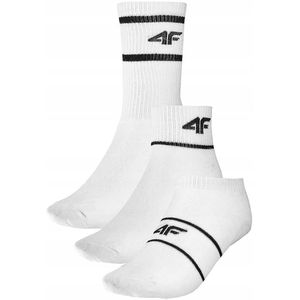 4F Katoenen Sokken Set - 3 Paar - Sport & Casual - Maat 35-37