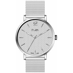 Lee Cooper LC06791.330 - Horloge - Analoog - Heren - Mannen - Milanese band - Zilverkleurig