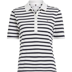 Tommy Hilfiger 1985 Slim Fit Korte Mouw Poloshirt Veelkleurig XS Vrouw