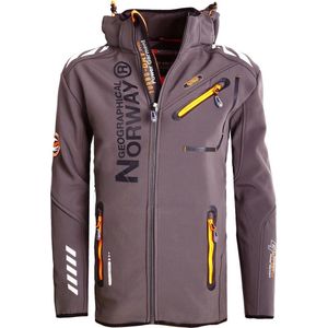 Geographical Norway Softshell Jas Heren Grijs Royaute - M
