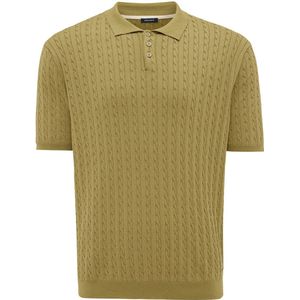 Tresanti EEFRON Small cable knit polo Bright green (TRKWJA121 - 906)