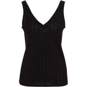 WE Fashion Dames singlet met structuur