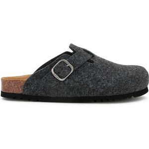 Scholl - Fae - Klomp - Anthracite - Vilt - Zacht Voetbed