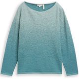 Tom Tailor Losvallende gebreide trui met kleurverloop