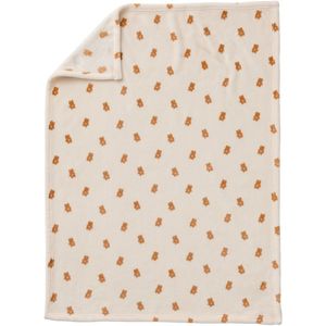 Bedrukte Fleece Deken - Wit - 100% Polyester - 300 g/m2