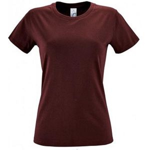 SOLS Dames/dames Regent T-Shirt met korte mouwen (Bourgondië)