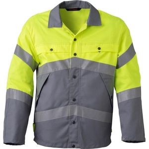 Havep 5361 Jack/Blouson Grijs/Fluo Geel maat 54