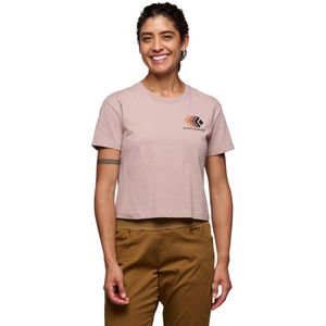 Black Diamond - Faded Crop T-shirt - Katoen - Korte Mouwen