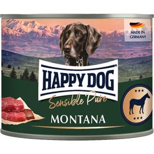 Happy Dog Sensible Pure Montana - Honden Natvoer - 6 x 200 g