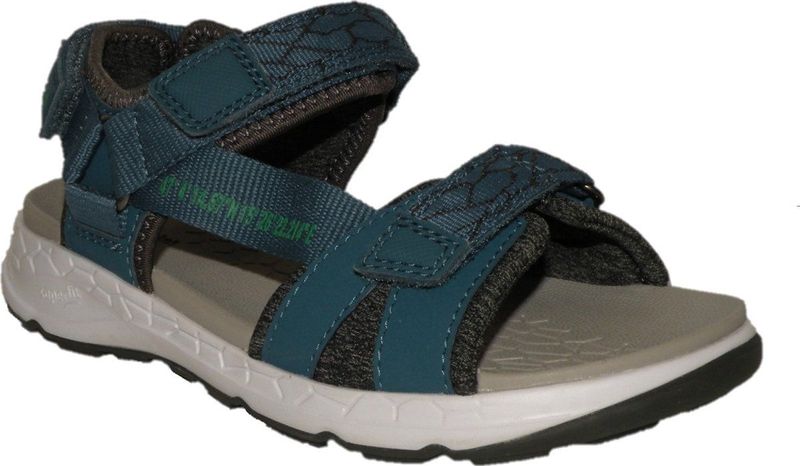 Superfit Criss Cross Sandalen voor jongens, blauw groen 8030, 29 EU Weit