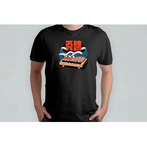 Fishy Sensei - T Shirt - Japanese - Anime - Vibes - KawaiiCulture - MangaMagic - OtakuWorld - SakuraSeason - Japanse - KawaiiCultuur - OtakuWereld - SamuraiGeest - Funny - Sushi