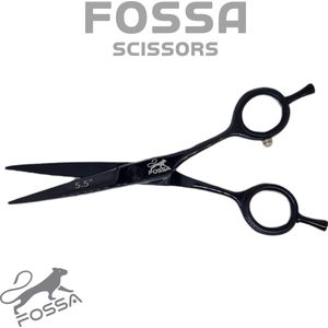 Professional Hairdressing Scissors - Hairdressing Scissors Stainless Steel - Scissors - Metallic Black - Coupe Scissors - Hair - Double Hand Work - Cut - Hairdresser - Hairdresser - Premium Hairdressing Scissors 5.5″