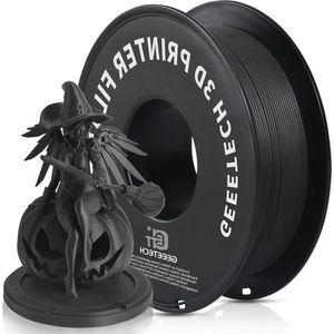 PLA-filament voor 3D-printer 1 kg rol - maatnauwkeurigheid +/- 003 mm - zwart