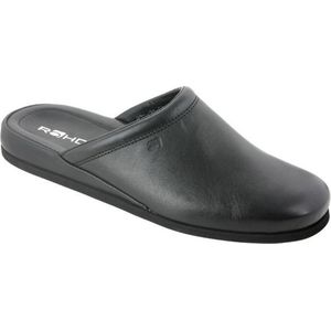 Rohde - Varberg - Pantoffels - Zwart - Water- en Vuilafstotend, Antislip, Comfortbreedte G ½