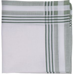 Tiseco Elegantie Zakdoeken Alta 2 - 30x30cm - 6 Stuks - 100% Katoen - Stijlvolle Absorptie (Groen)