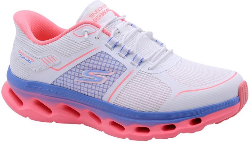 Instapper - Wit - Vrijetijdsschoen - Plateau - Elastische Sluiting