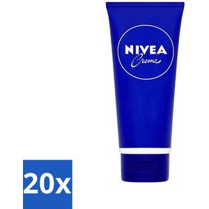 NIVEA - Crème - Tube - Verzorgend - Natuurlijke oliën - 100 ml - Bulkverpakking - 20 stuks