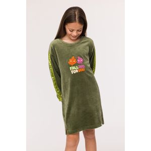 Woody Slaapkleedje kakigroen - maat S