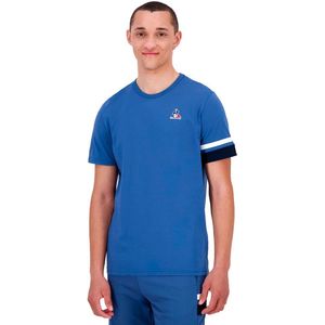 Le Coq Sportif - Heritage Sp N°1 - T-shirt - Blauw - Korte Mouwen