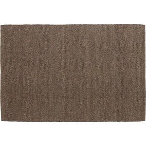 Nordal Fia vloerkleed wol grijs/bruin 160x240cm