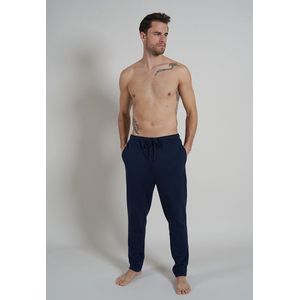 BUGATTI heren pyjama- of loungebroek - donkerblauw - Maat: XXL