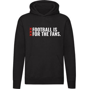 Football is for the Fans Hoodie | Amsterdam | 020 | Mokum | sweater | unisex | capuchon