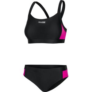 Aqua Speed NAOMI - Sportieve Bikini - Zwart met Roze 38