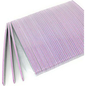 Vijlen halve maan bilaterale korrel 100/180 - voor nagelkunst - 50 stuks