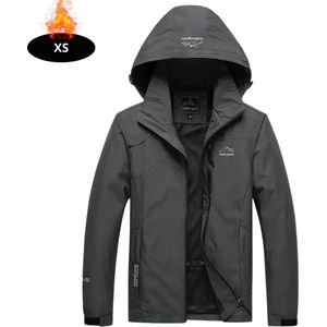Livano Windjas Heren - Parka - Lente & Herfst - Jas - Volwassen - Windjack - Windbreaker - Outdoor - Grijs - XS