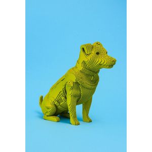 CARTONIC- Patron, The Dog- 3D Puzzel-Speelgoed- Puzzel-DIY- Creatief- Karton- Kinderen en volwassen- 3D- puzzel