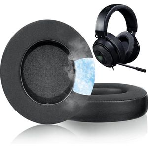 Oortelefoon Oorkussens voor Razer Kraken Pro V2 Kraken 7.1 V2 Kraken Stormtrooper Headset - Koeling-Gel (Zwart)