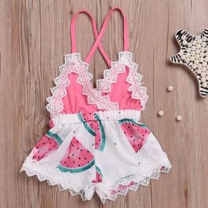 Sweet Pink Melon baby Jumpsuit