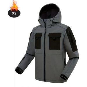 Livano Skipak - SkiBroek - Skijas - Ski Suit - Wintersport - Heren - Winter - Warm Fleece - Grijs - Maat XS