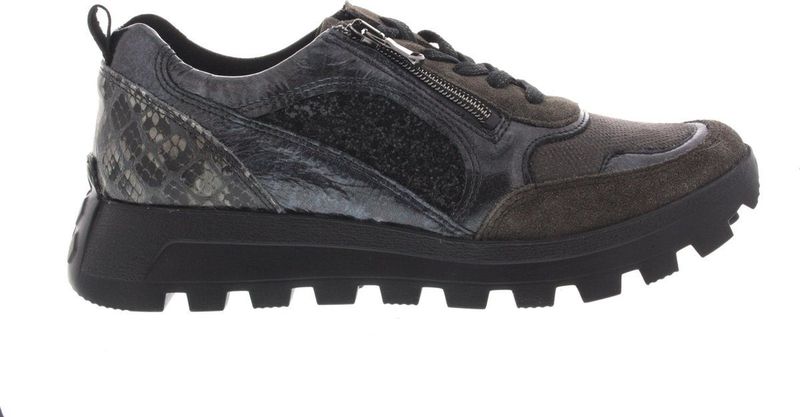 WALDLÄUFER Sneakers laag  grijs / aardetinten / zilver
