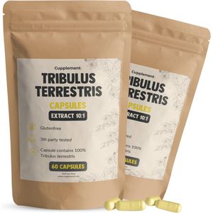 Cupplement Tribulus Terrestris Extract 500mg Combideal 2x 60 Capsules - Libido