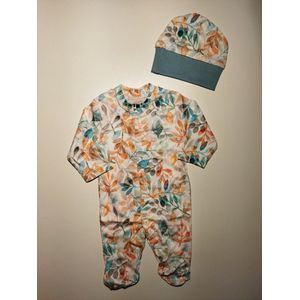 Nini - Boxpakje/Slaappakje/Pyjama/Onesie Emma - Met GRATIS Muts - Maat 68 - 4 t/m 6 maanden