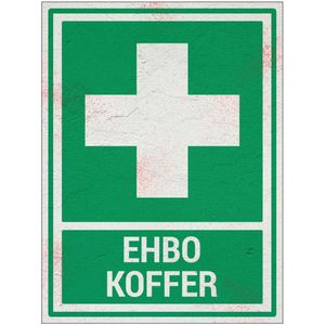 EHBO koffer bord met tekst - Sign Again - 28 x 21 cm