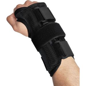 U Fit One Polsbrace Rechts - 3 Spalk Design - Polsbandage - Polsbescherming - Bij Carpaal Tunnel Syndroom en RSI - Zwart