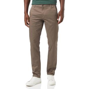 Heren Slim Fit Stretch Twill Broek - Khaki