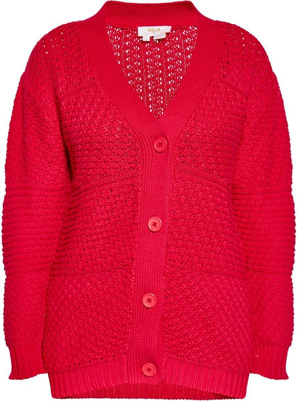Usha - Strickjacke - Gebreide Trui - V-hals - Knopen