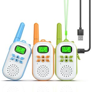 Oplaadbare walkietalkies voor kinderen - 48 uur werktijd, ideaal voor buitenspelen, wandelen en kamperen