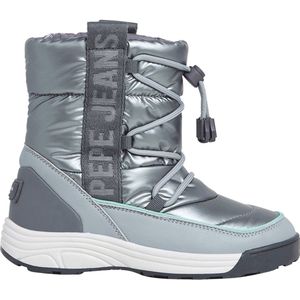 Pepe Jeans - Jarvis Fame - Enkellaarsjes - Grijs - Casual - Plat - Veters