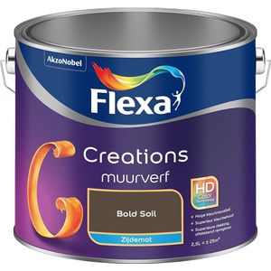 Flexa - Creations Muurverf Zijdemat - Bold Soil - Mengverf - 2.5 Liter