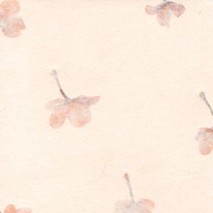 Set van 25 vel Tree-Free papier, met bloemen, natuurkleur, rechte randen