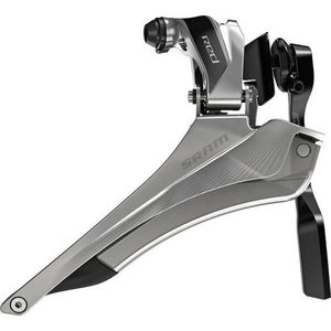 Voorderailleur sram red braze on yaw incl chainspotter red 22 - ZWART