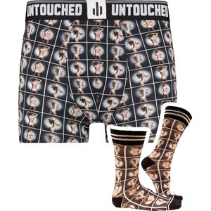 Untouched boxershort heren - heren ondergoed boxershorts - cadeau voor man - duurzaam - Sexy Poses S Sokken 39 42