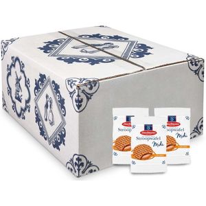 Daelmans Midi Stroopwafels - Doos 150 x 1 stuks (per stuk verpakt) - 15 gram per koek