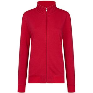 Damesvest 'Premium Full Zip' met zijzakken Red - XL