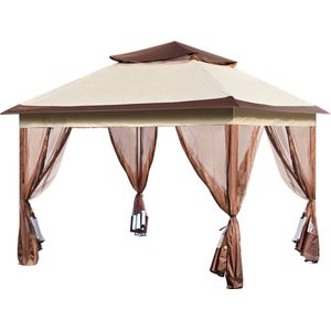 Luxe paviljoen - Partytent - Tuintent - Compact ontwerp - 218x330x300 cm