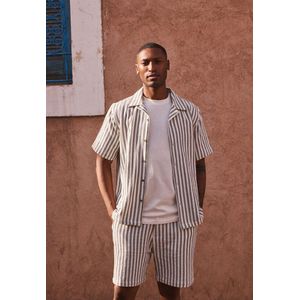 Mexx Shirt Striped Resort Herb Green Heren - Maat Xl